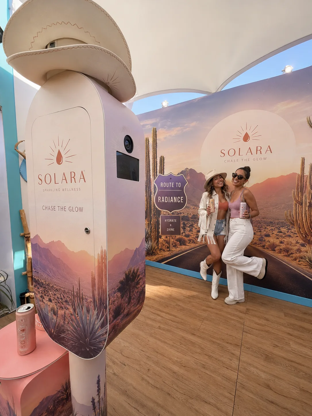 Solara Wellness experiential content capture activation